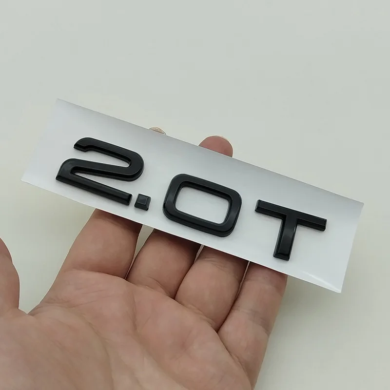 

3D Наклейки С Эмблемой Автомобиля Из АБС-пластика Для Audi-1,8T 2,0T 3,0T 2,4 3,2 3,6 4,2, Боковые Наклейки На Заднюю Дверь