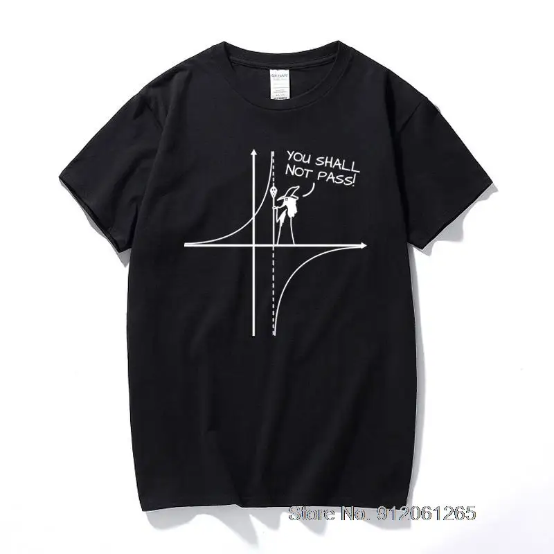 

You Shall Not Pass Funny Math T-shirt Men Graphic T shirts 100% Cotton Casual Short Sleeve Tshirt Men Clothing Tops Euro Size