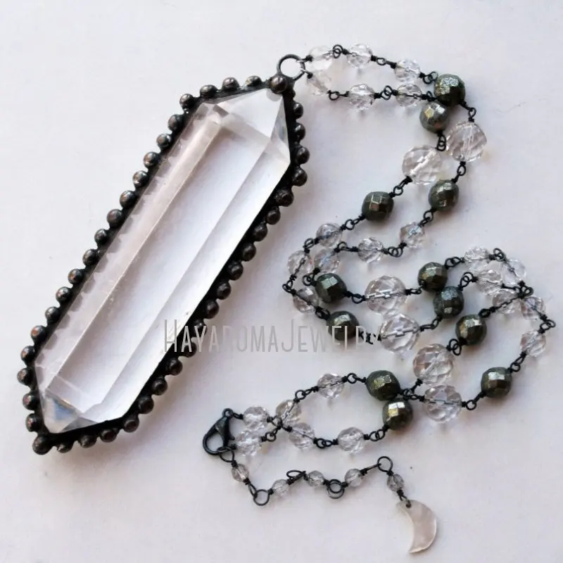 Ожерелье NM43278 из прозрачного