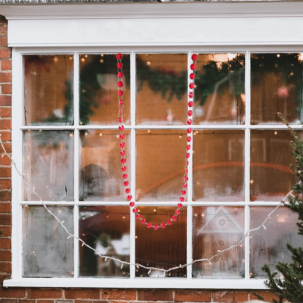 2 шт. хрустальные бусины для штор украшения стеклянные восьмиугольные цепочки