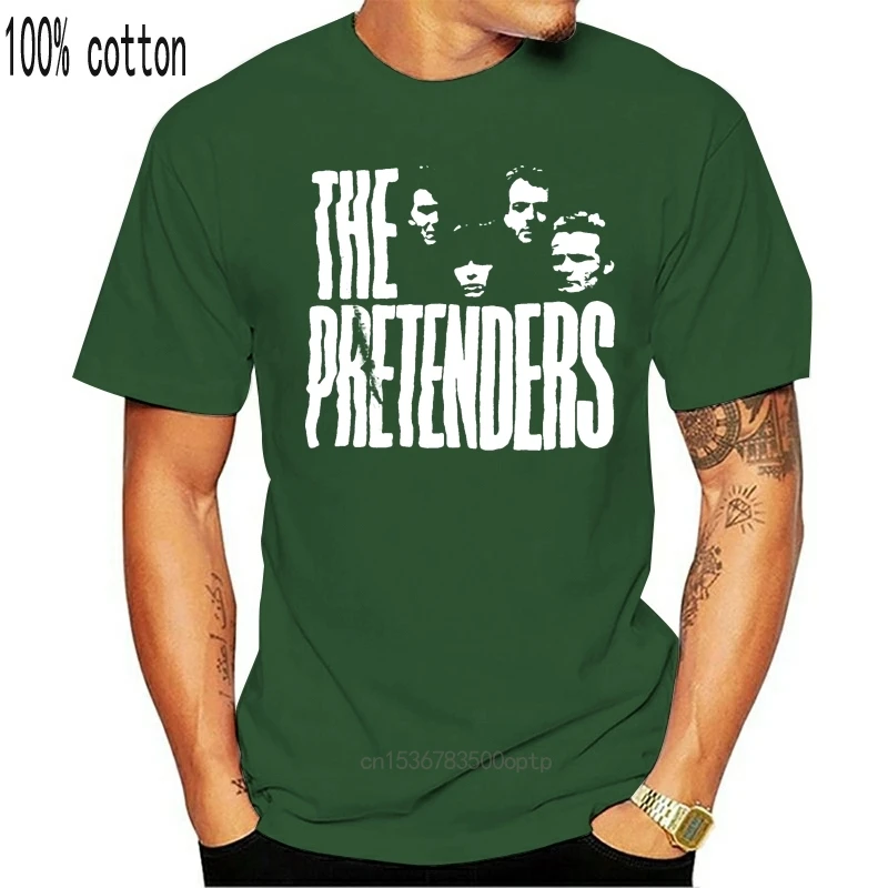 

Man Clothing New T-Shirt Vintage 80s The Pretenders USA Tour Concert 1984 Size S 2XL Fashion Classic Tee Shirt