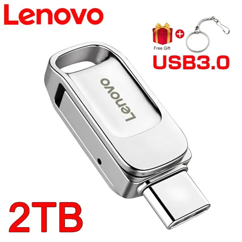 USB-Флешка Lenovo в металлическом корпусе OTG USB 3 0 1 ТБ Type C