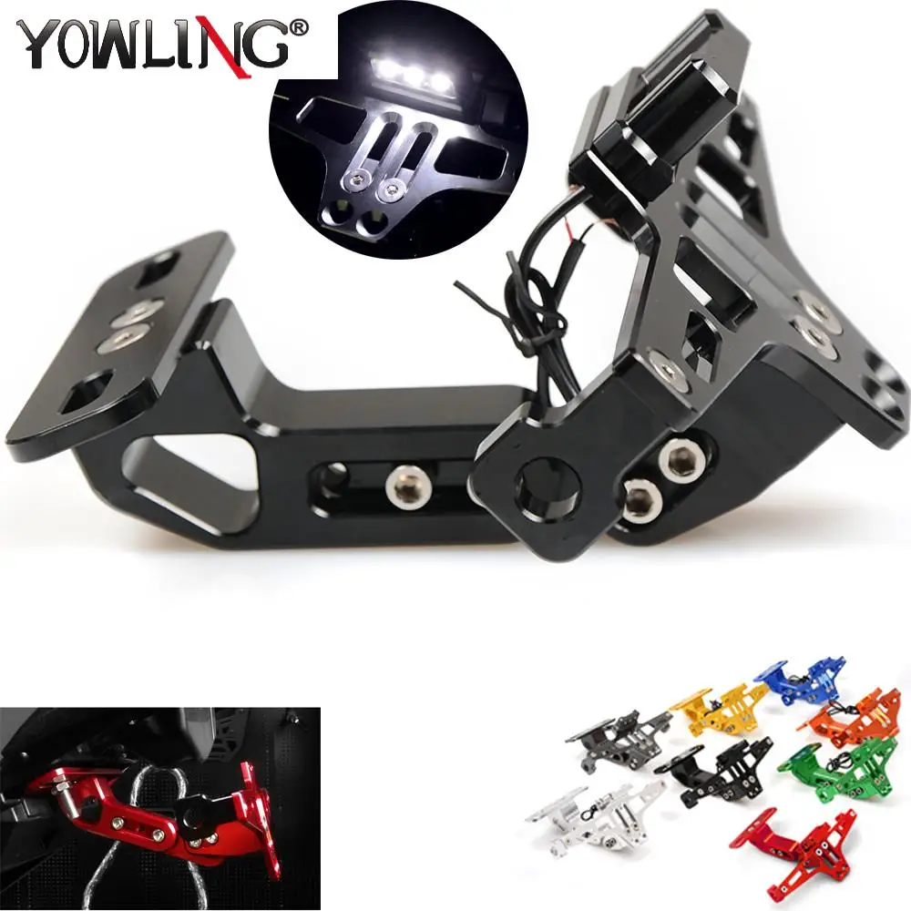

For BMW K1200R K1200R SPORT K1200S R1200R R1200RT S1000RR Motorcycle License Plate Bracket Licence Plate Holder Frame Number