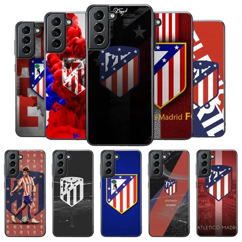 

Atlético Madrid Phone Case For Samsung S8 S9 S10 S20 plus 5G lite note 20 ultra PC nax fundas cover