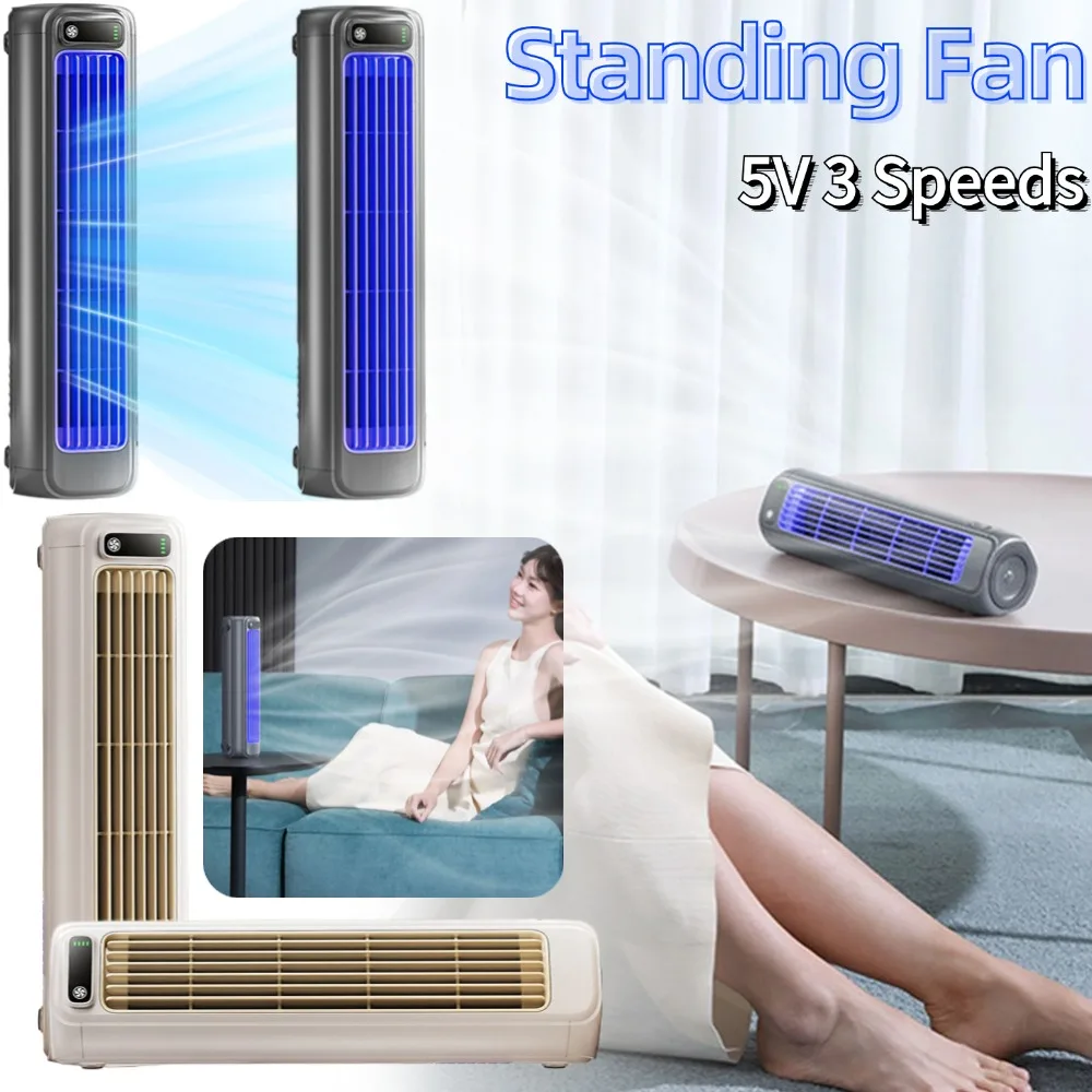 Портативный Персональный Вентилятор 1/2 Шт. 3-скоростной Стоящий Тихий Настенный