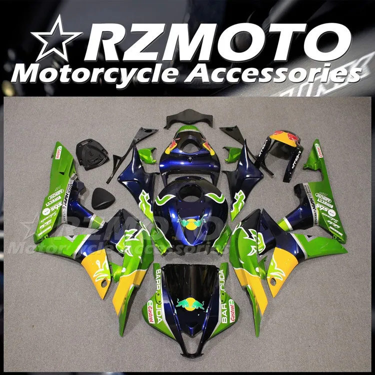

4Gifts New ABS Motorcycle Whole Fairings Kit Fit For HONDA CBR600RR F5 2007 2008 07 08 Bodywork Set Custom Green