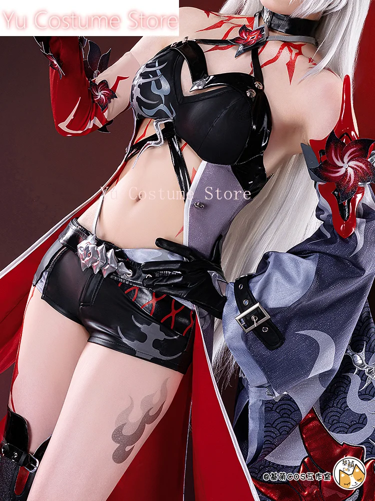 Yu костюм Honkai: Star Rail Acheron женский для косплея Cos Game аниме вечерние униформа Хэллоуин