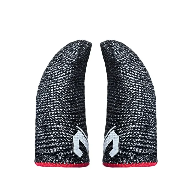 

2pcs Fiber Finger Gloves For PUBG Mobile Games Breathable Game Controller Screen Touching Sweat-proof Non-Scratch Thumb Cover