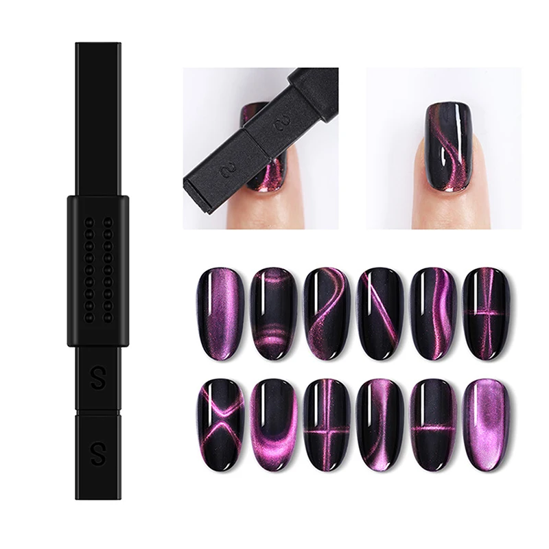 Магнитная палочка кошачий глаз для ногтей прочная пластина УФ-геля 3D линейная