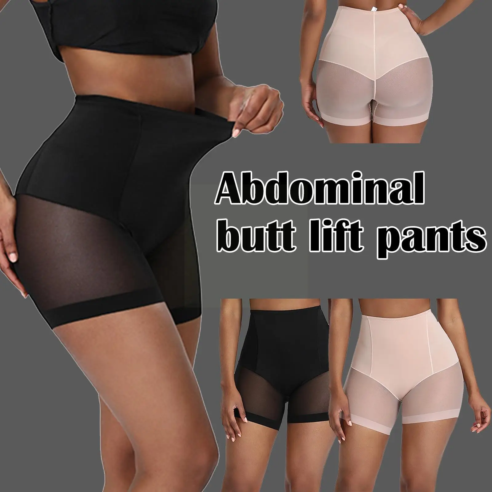 

Women Panty Seamless High Waist Panty Ultra-thin Waist Pants Control Shapewear Tummy Body Panties Boyshorts Breech Underwea X9j0