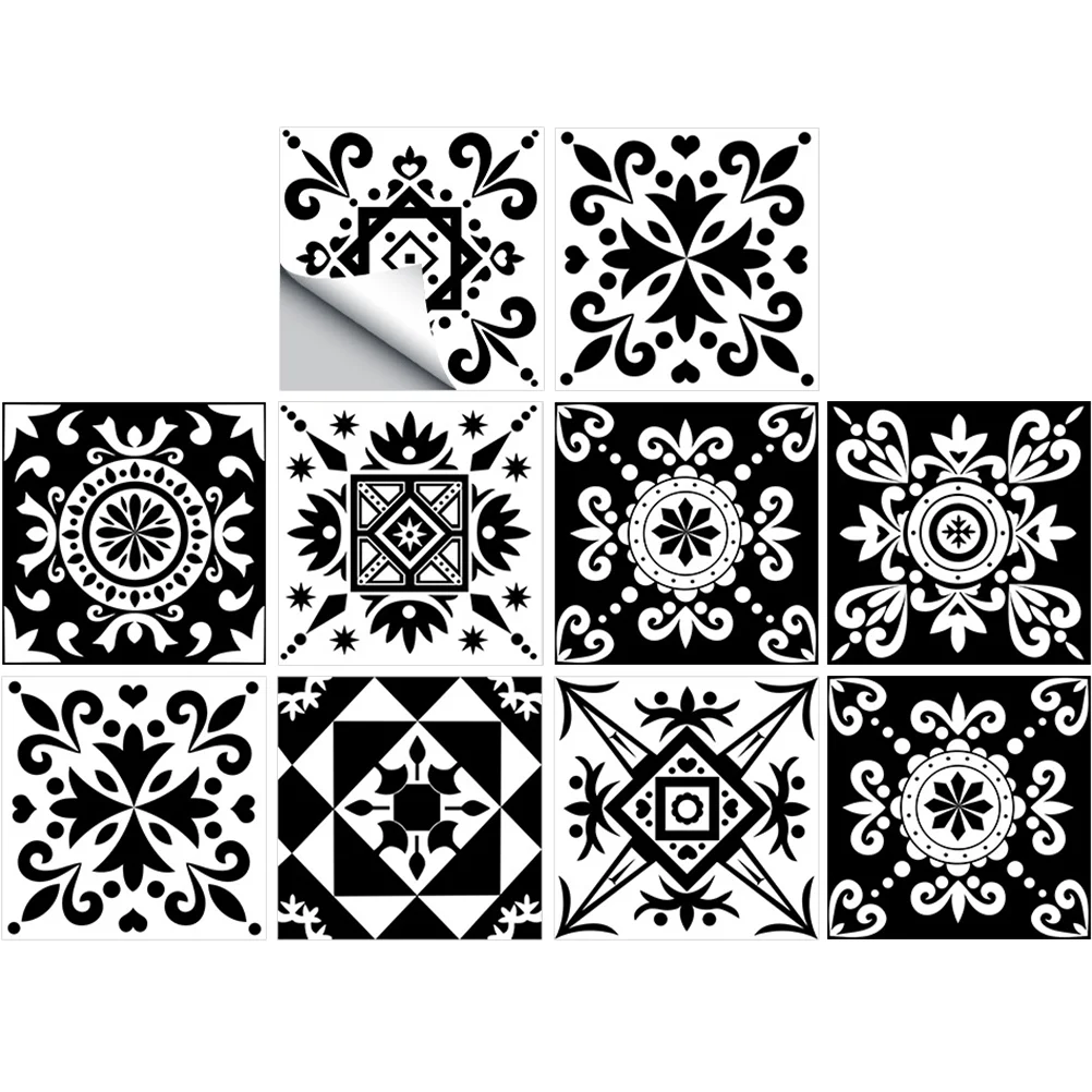 

20 Pcs Sticky Wall Sticker Crystal Decor Cottagecore Room Pvc Adhesive Tile Decals