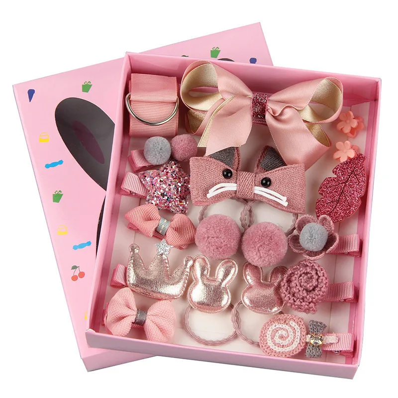 

18 Pcs Hair Accessories Set of Children's Headwear For Newborn Baby Photograph Little Girls Hairpin
