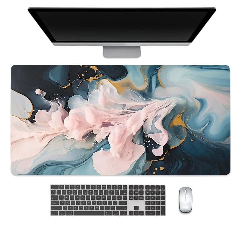 XXL настольный коврик для мыши нескользящий резиновый геймерской клавиатуры и