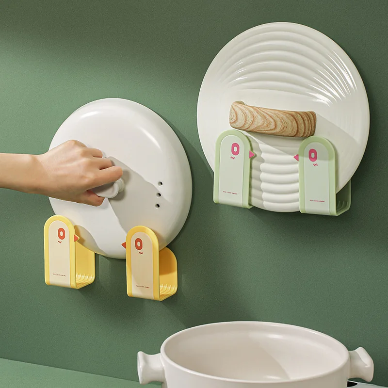 

Home kitchen pot cover rack chopping board chopping board chopping board adhesive kitchen bracket storage wall-mounted rack