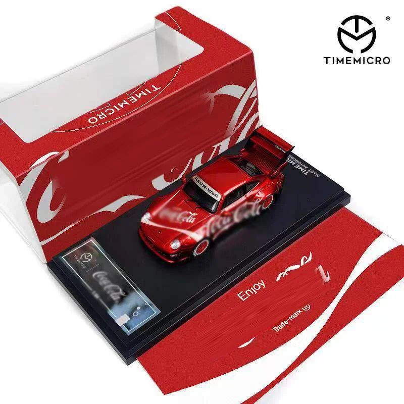 

Time Micro 1:64 Model Car RWB 993 Alloy Die-Cast Vehicle Classical Red Collection