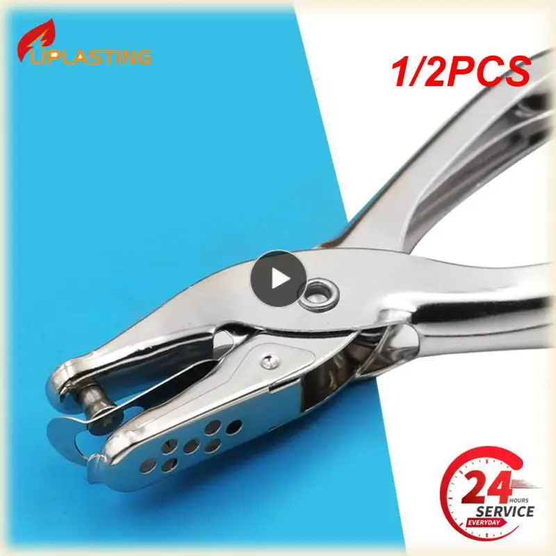 

1/2PCS 3/6mm Handhold Single Hole Punch Metal Puncher Tools For Scrapbooking Earring Necklace Cards School Stationery Office