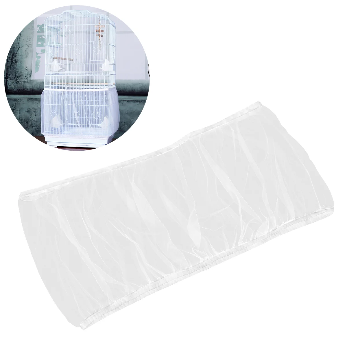 

Extra Large Bird Cage Bird Cage Net Cover Birdcage Stretchy Catcher Bird Cages Parrots Traps Cage Basket Cover Elastic