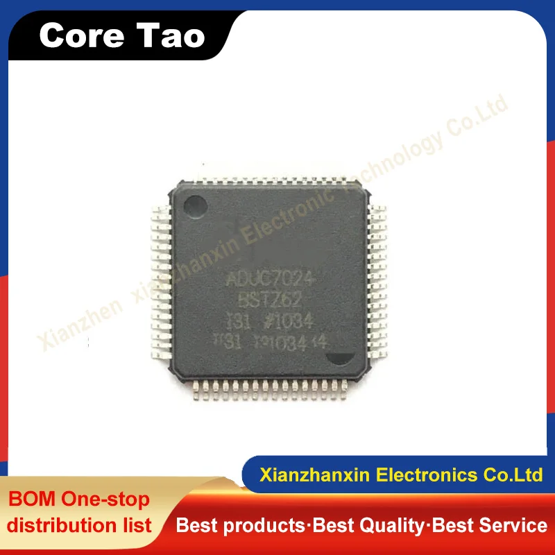 

1 шт./партия, микросхемы ADUC7024BSTZ QFP