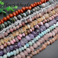 11style natural gemstone beads 1012mm amazonite amethysts citrine nuggets loose beads for jewelry making diy bracelets