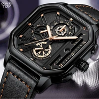 multifunction military sports watch for men quartz wristwatch steampunk skeleton black waterproof man clock relogio masculino