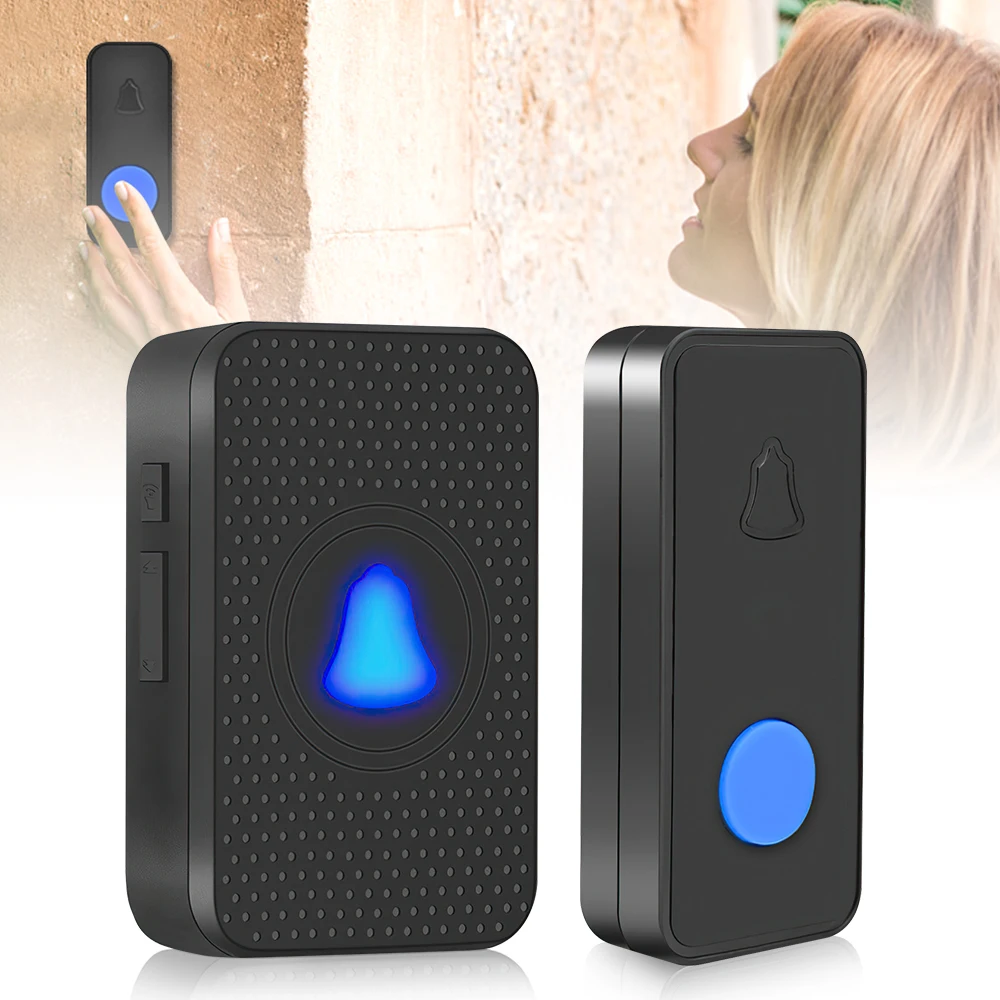 

New Home Welcome Doorbell Intelligent Wireless Doorbell Waterproof Smart Door Bell Chime
