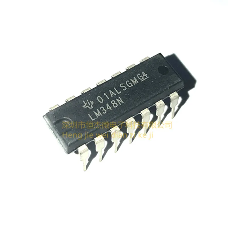 

10PCS/ In-line new imported original LM348N LM348 DIP-14 four operational amplifier