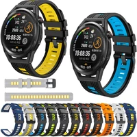 22mm silicone strap for huawei watch gt3 46mm strap for samsung galaxy watch 46mm amazfit gtr smart sport watch strap bracelet