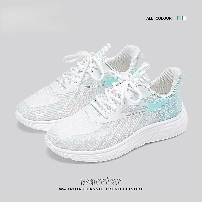 Ladies Sneakers Women's Mesh Flats Shoes Woman Lace Up Breathable Casual Female Shoe Comfort Candy Color Solid Ladies Plus Size