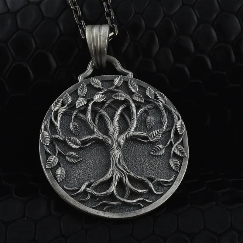 

Vintage Style Tree of Life World Tree Pendant Necklace Personality Trend Men's Women's Pendant Necklace Anniversary Gift Jewelry
