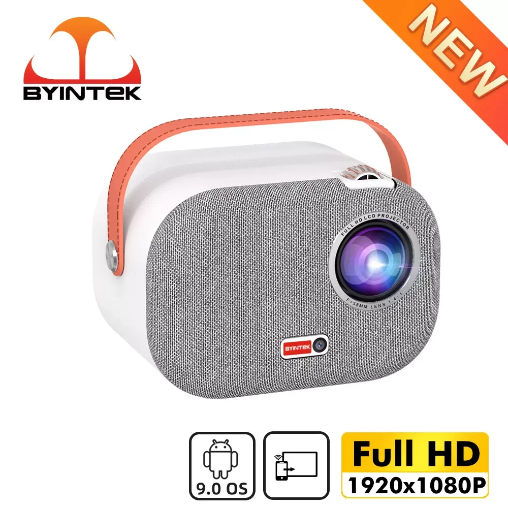 

NEW2023 K16 Portable Full 1080P 4K LCD Smart Android 9.0 Wifi LED Video Home Theater 1080P Projector