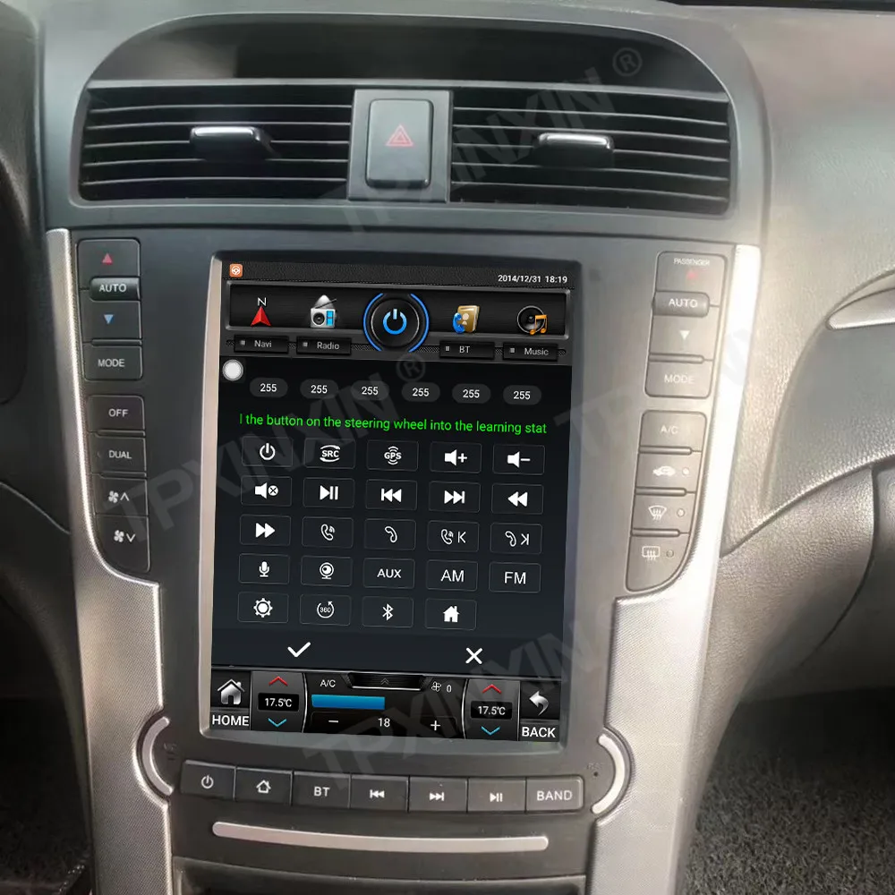 Фото 10,4-дюймовый вертикальный сенсорный экран Android 13 для Honda Acura TL, автомобильный радиоприемник, мультимедийный плеер, GPS-навигация, обновление головное устройство CarPlay №5