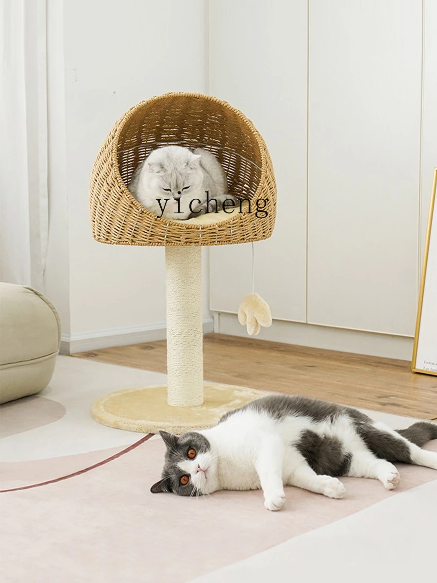 Плетеная рама Tqh для скалолазания подвесная фоторамка кошек из искусственного