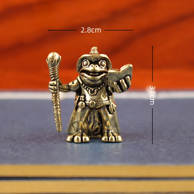 

Бронзовая Фигурка Лягушки-волшебника С Книгой Магии - Харизматичная Настольная Скульптура Животного Для Украшения Стола