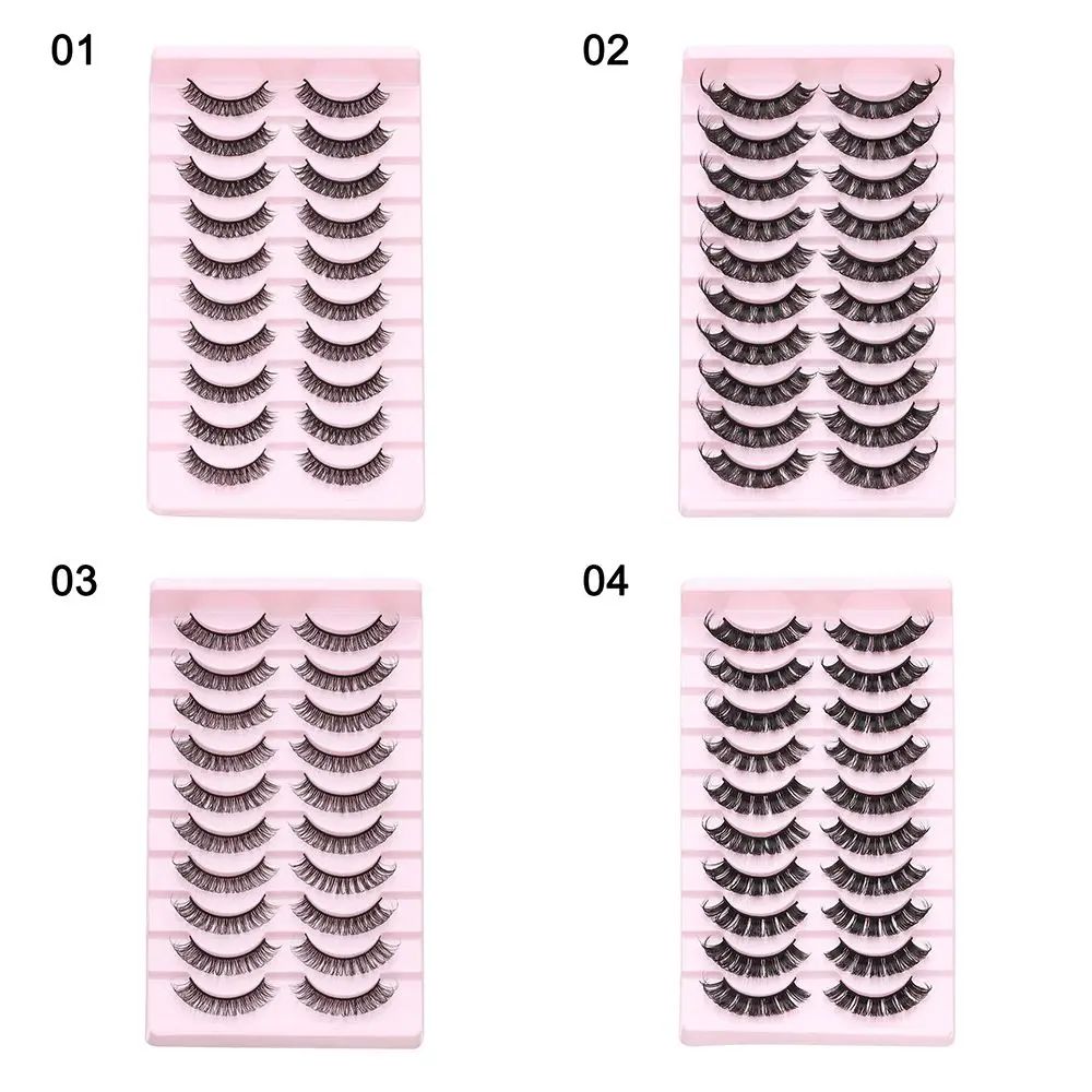 Накладные ресницы 3D из меха норки многоразовые натуральные объемные