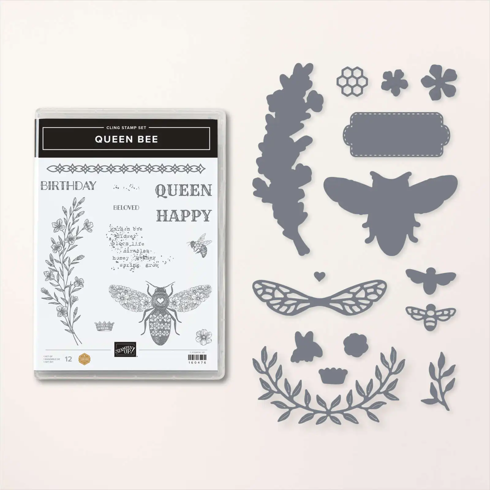 

2023 New Queen Bee Metal Cutting Dies Clear Stamp For Decorating Scrapbooking Diy Album Mould Embossing Craft Paper Card