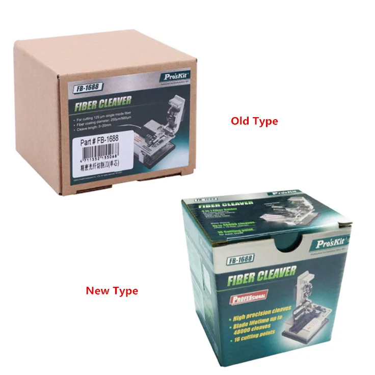 Original New Pros'kit FB-1688 Fiber Optic Cleaver 48000 times Proskit FB1688 Cutting Knife  FTTH fiber cold crimping tool