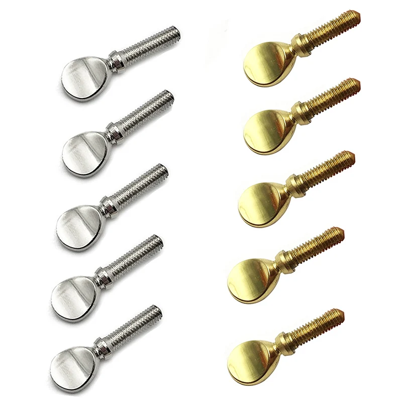 

2pcs Brass Sax Neck Tightening Screws Saxophone Replacement Parts Copper Attachment Neck Receiver Tightening Attach Screw
