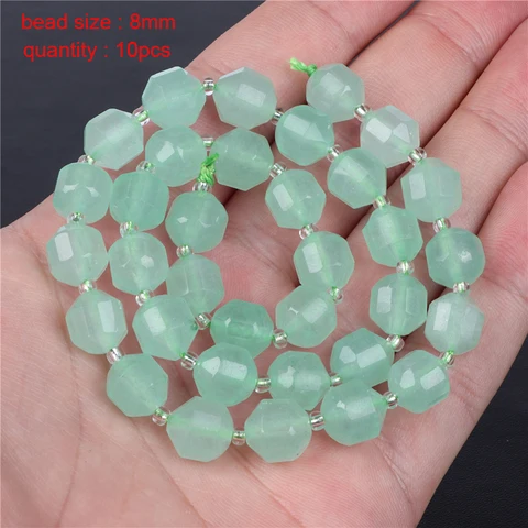 Зеленый авантюрин, бусины, Rainagem