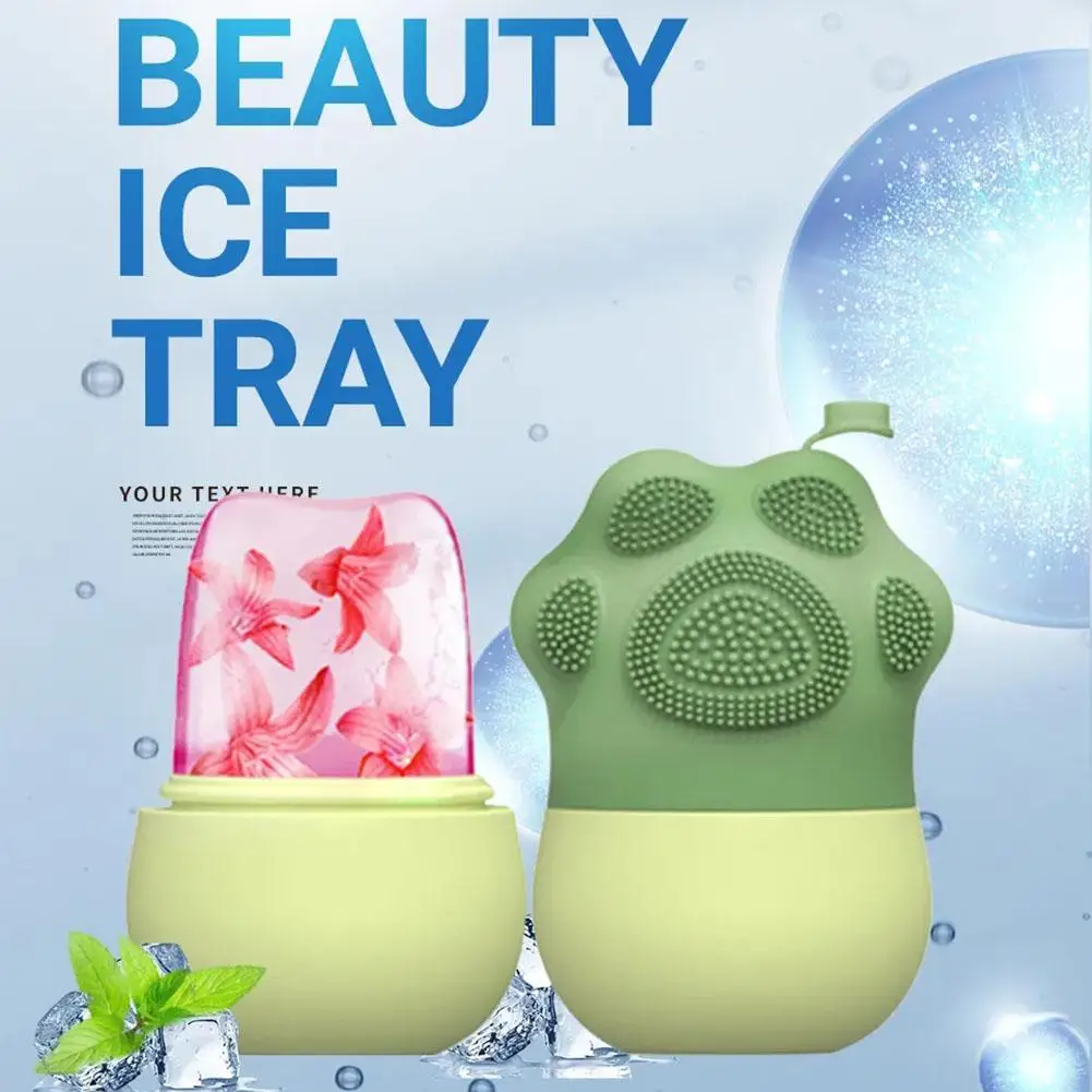 

Cute Ice Facial Roller Skin Care Beauty Lifting Contouring Tools Ice Cube Trays Ice Globe Balls Face Massager Skin Care Tool