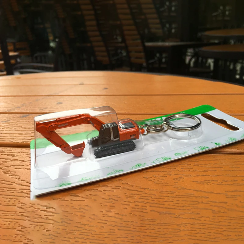 Литый под давлением мини экскаватор Komatsu брелок модели аксессуары сувенирное