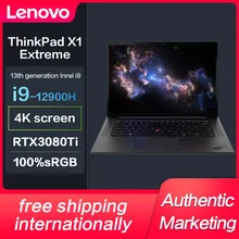 New ThinkPad X1 Extreme Ultrabook  Intel I9-12900H RTX3080Ti 16inch 4K 100%Adobe RGB Slim Notebook Laptop