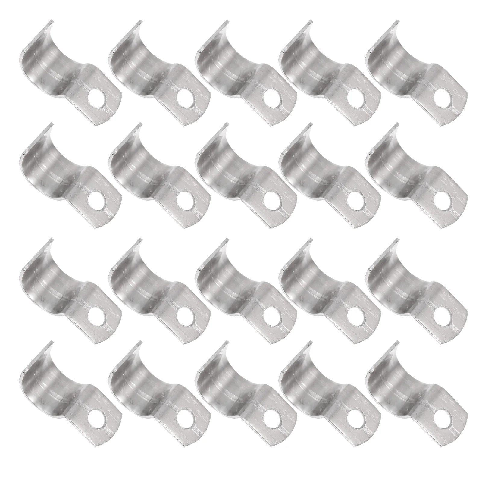 

100 Pcs Wire Rack Coax Cable Fixing Clip Management Buckle Convenient Organizer Holder Galvanized Iron Fixator