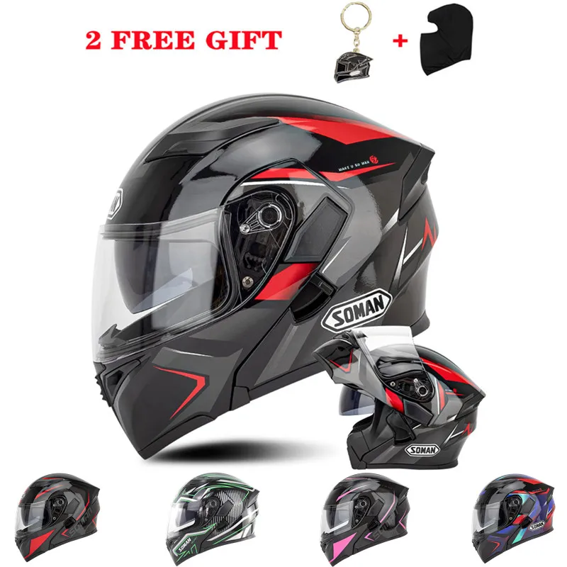 

Modular Helmet DOT Approved Electric Scooter for Motorcycle Full Face Downhill Casque Moto for Men ABS Shell EPS Sun Visor