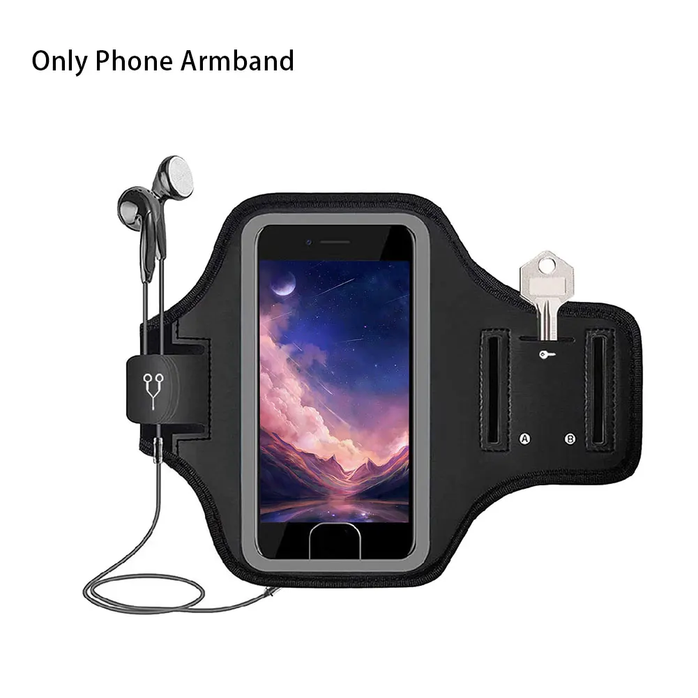 

Adjustable Hiking Outdoor Sports Yoga Sweatpoof Non Slip Running Bag Lightweight Touch Screen Cycling Multi Pocket Phone Armband