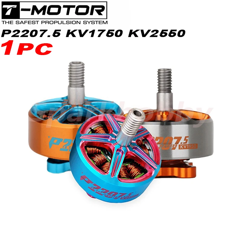 

1PC Original New T-motor PACER P2207.5 1750/2550KV 4-6S Brushless Motor For FPV Drone RC Drone Quadcopter Parts Accessories