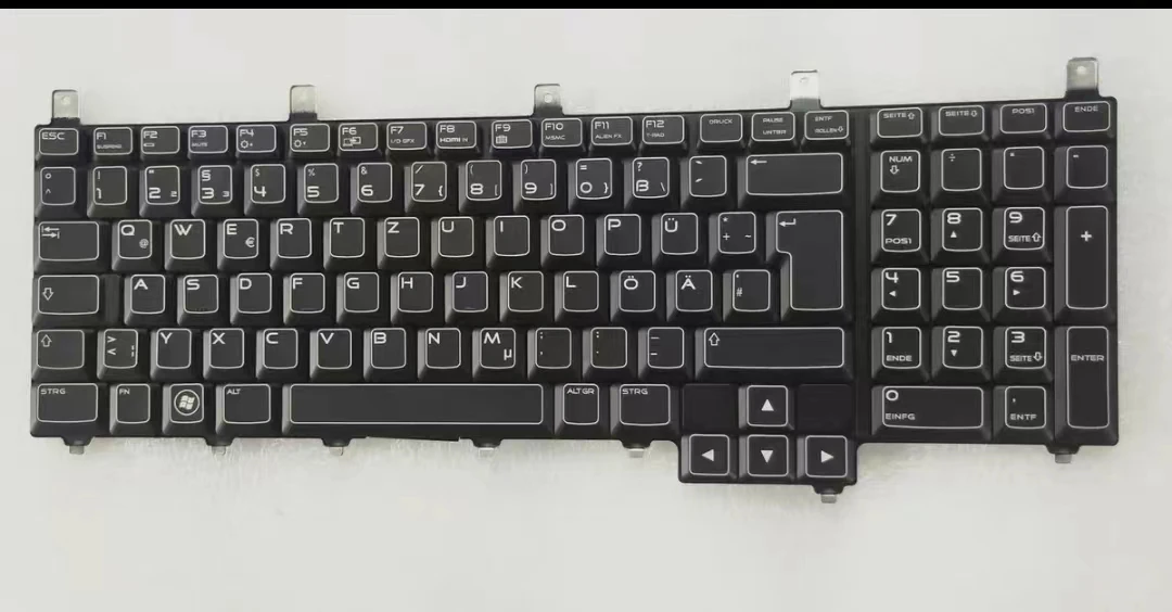 Новые оригинальные запчасти для ноутбуков клавиатура RGB Dell Alienware M17XR3 R4 M18XR1 M18XR2 с