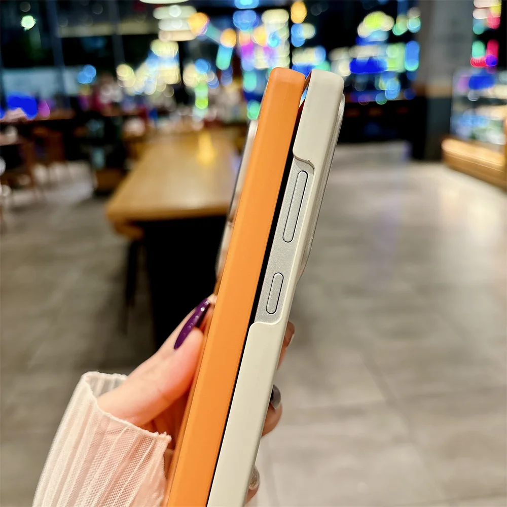 Фото Однотонный магнитный чехол для телефона Samsung Galaxy S25 S24 S23 S26 Ultra S25 FE S24 FE Plus Edge, матовый, из сплава, с защитой объектива, жесткий корпус №5