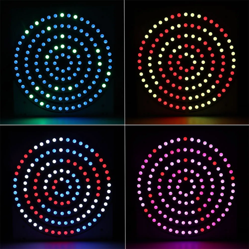 WS2812B Individually Addressable Pixel Ring 8 16 24 35 45 LEDs WS2812 Built-in IC 5050 RGB LED Ring Module Led Strip Light DC5V images - 6