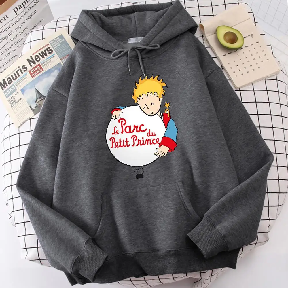 

The Little Prince Manga Anime Hoodie Male Casual Sports Sweatshirts Fleece Loose Women Men Hoodies Y2K Fashion Hooded Streetwear