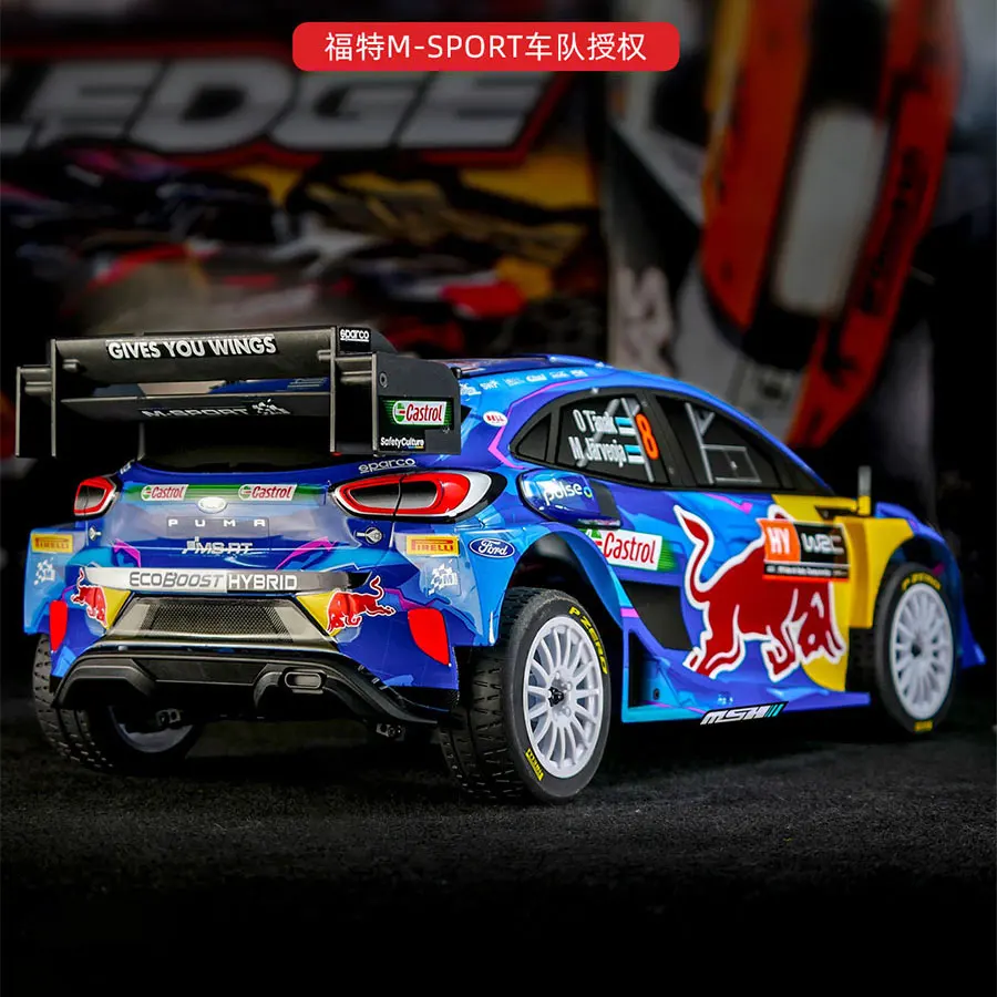 CEN Racing 1/8 Моделирование Ford M-SPORT WRC RALLY1 Раллийный автомобиль Модель автомобиля с